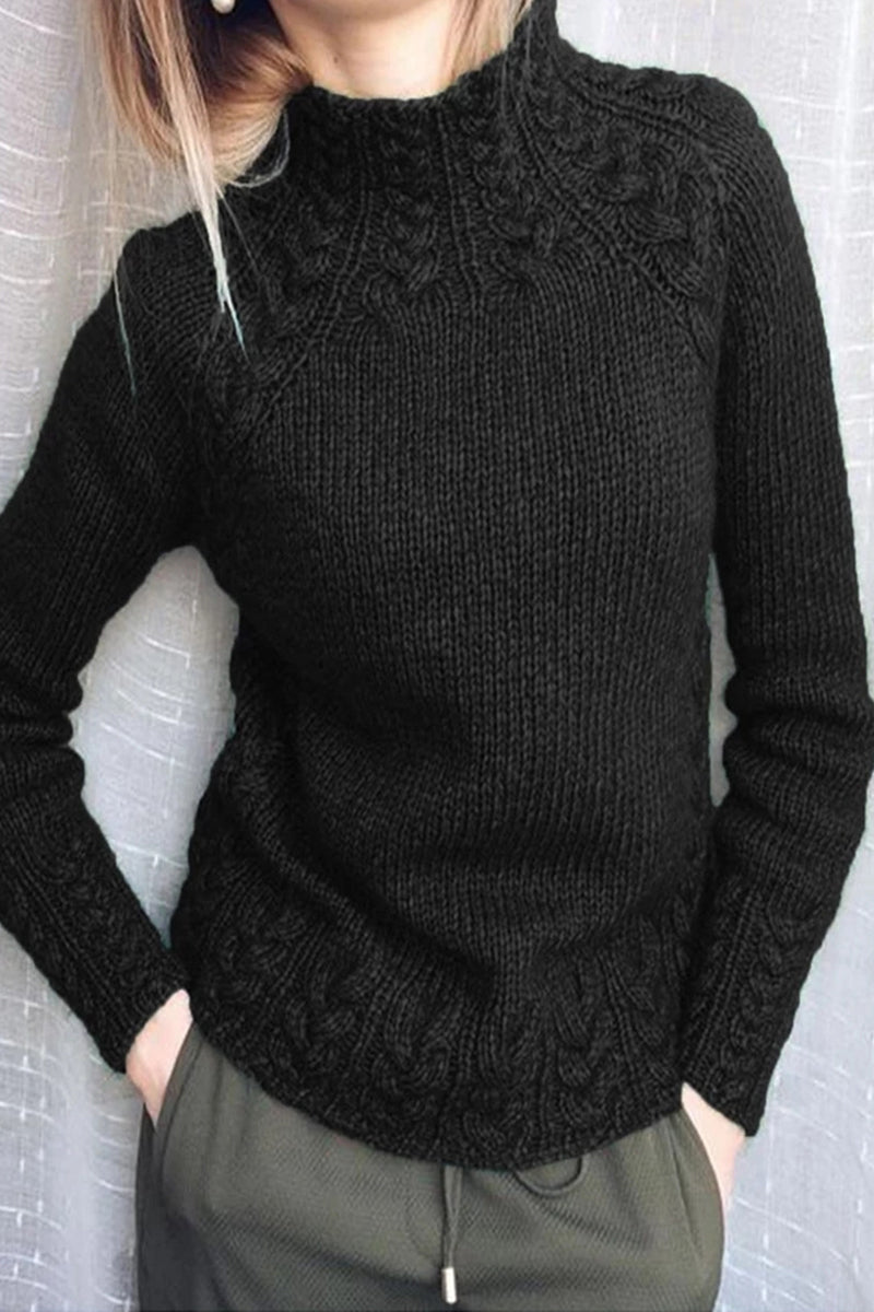 Casual Solid Color Half A Turtleneck Sweaters(6 Colors) - Image 6